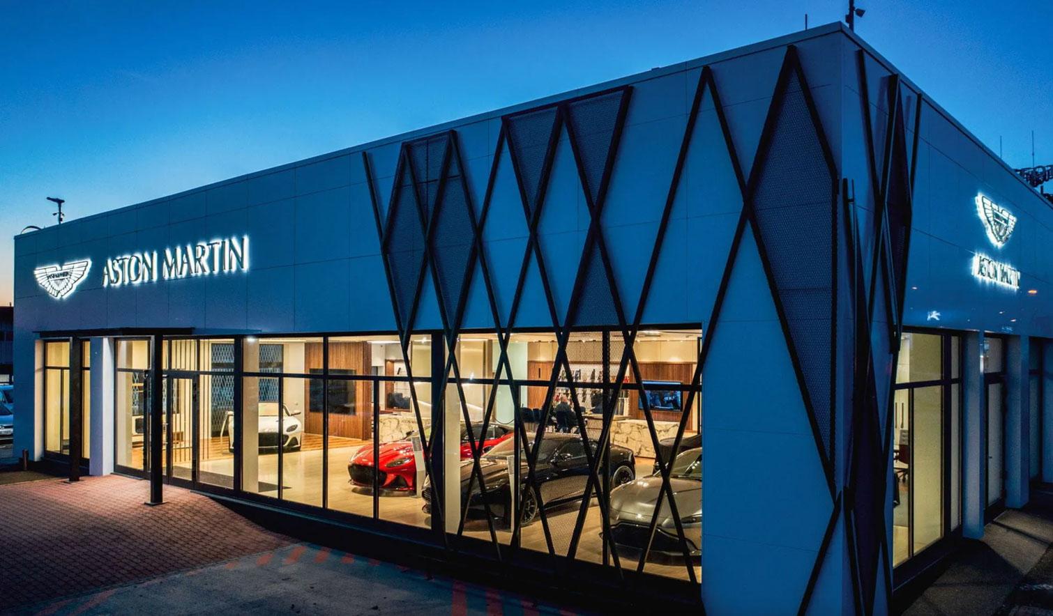 Aston Martin showroom at the Gablini M3 site