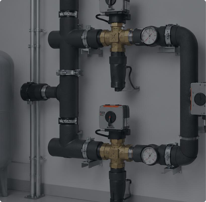 Switching and mixing valves illustration