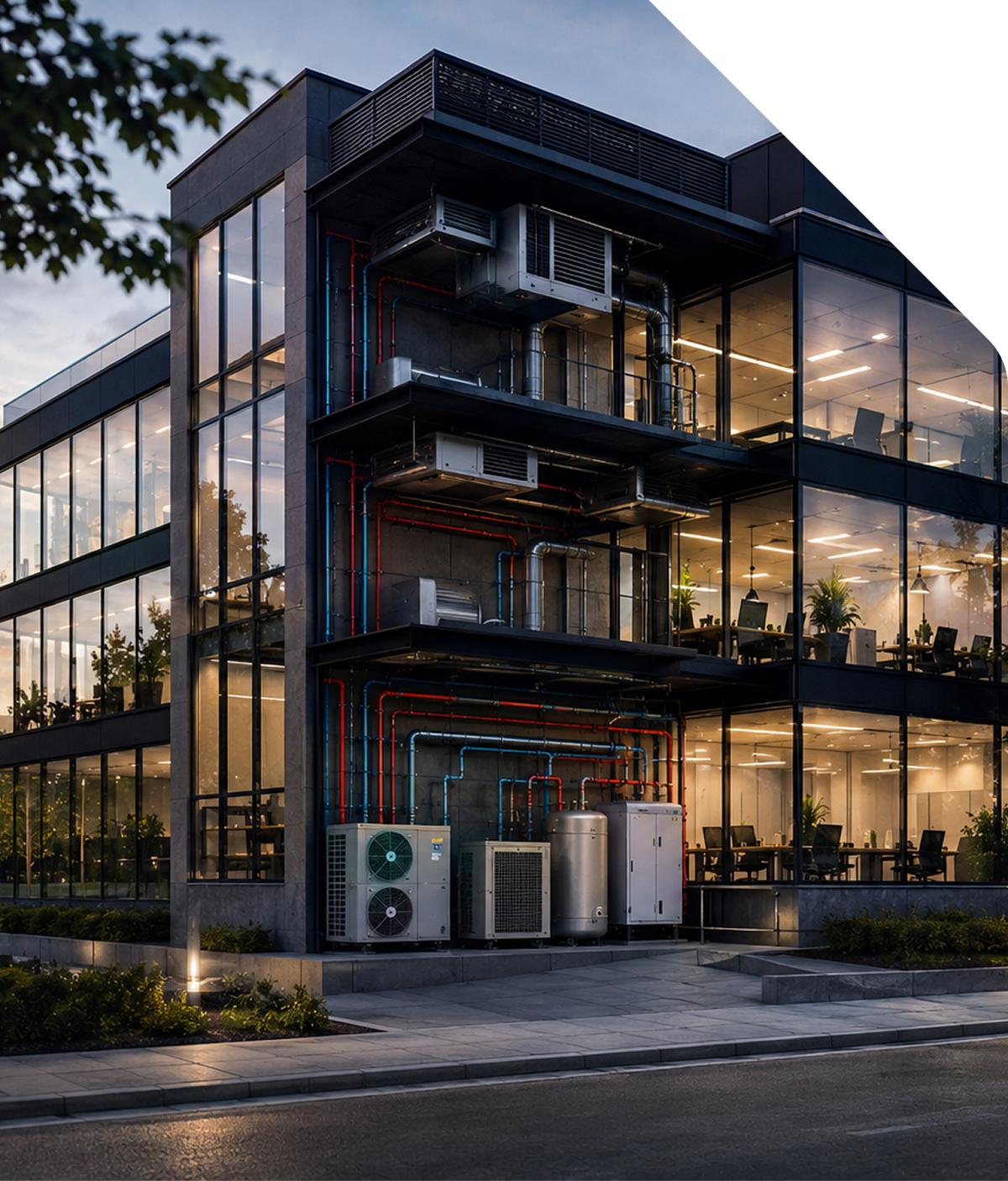 Efficient heating and cooling and building energy optimization